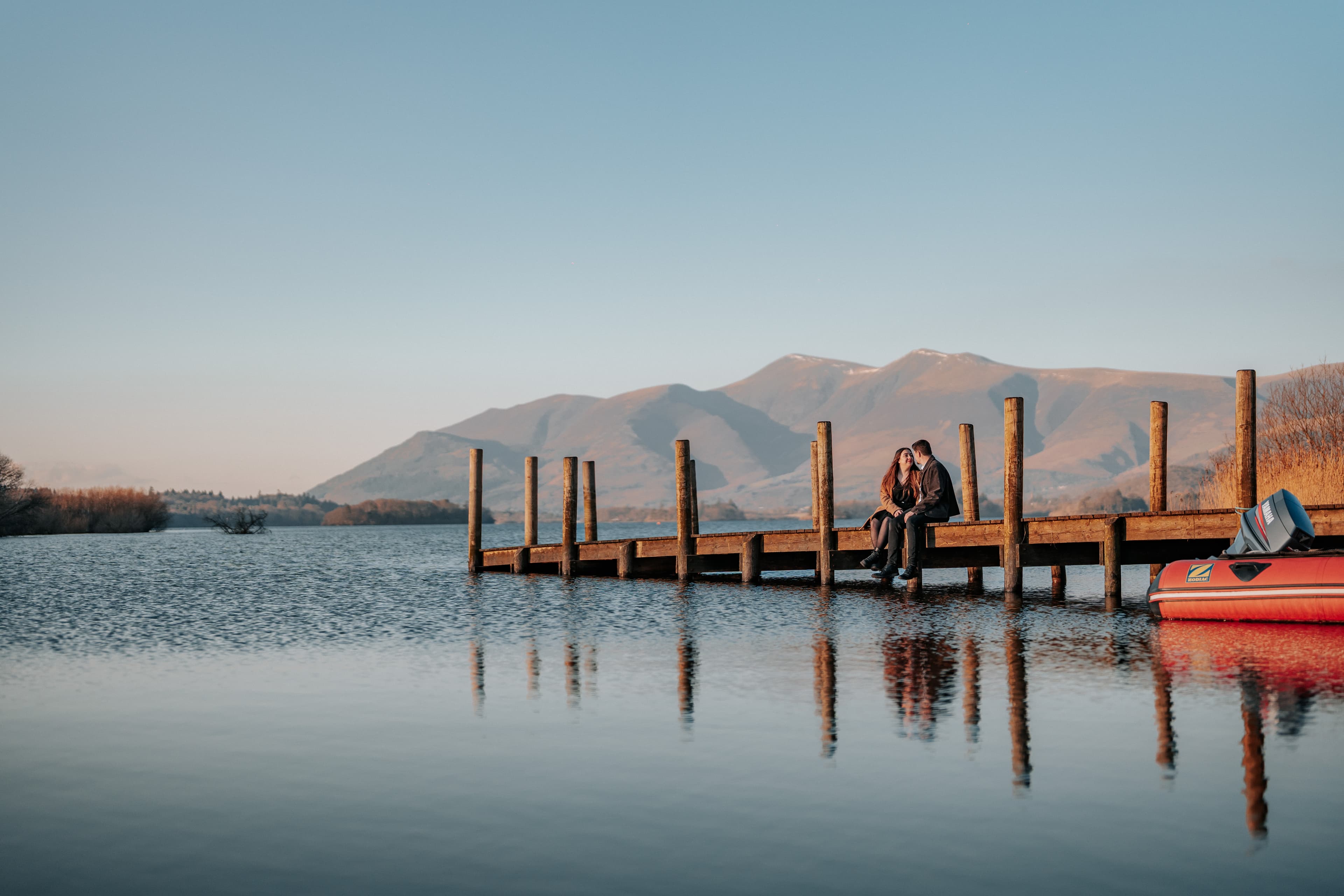 Wedding portrait image two between order of the day and travel